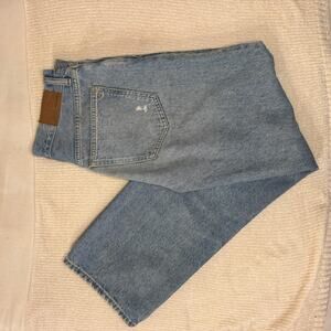 Madewell low slung straight jeans in olvera wash